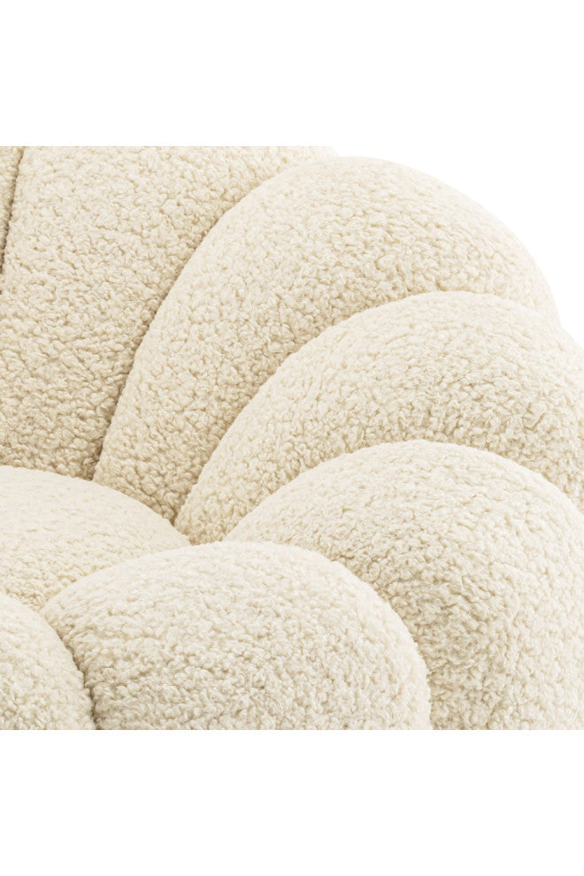Flower Design Swivel Chair | Eichholtz Mello, White