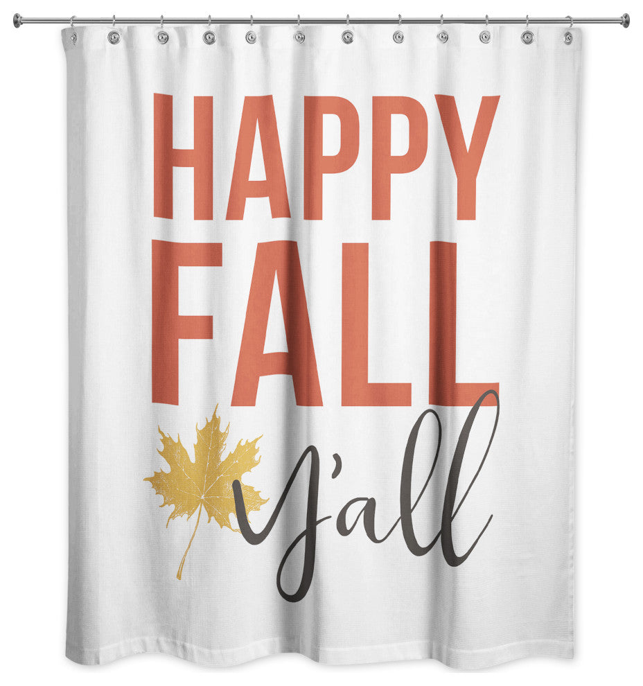 Happy Fall Yall 71x74 Shower Curtain