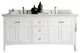 James Martin Palisades 72" Double Vanity,  Eternal Jasmine Pearl Quartz Top