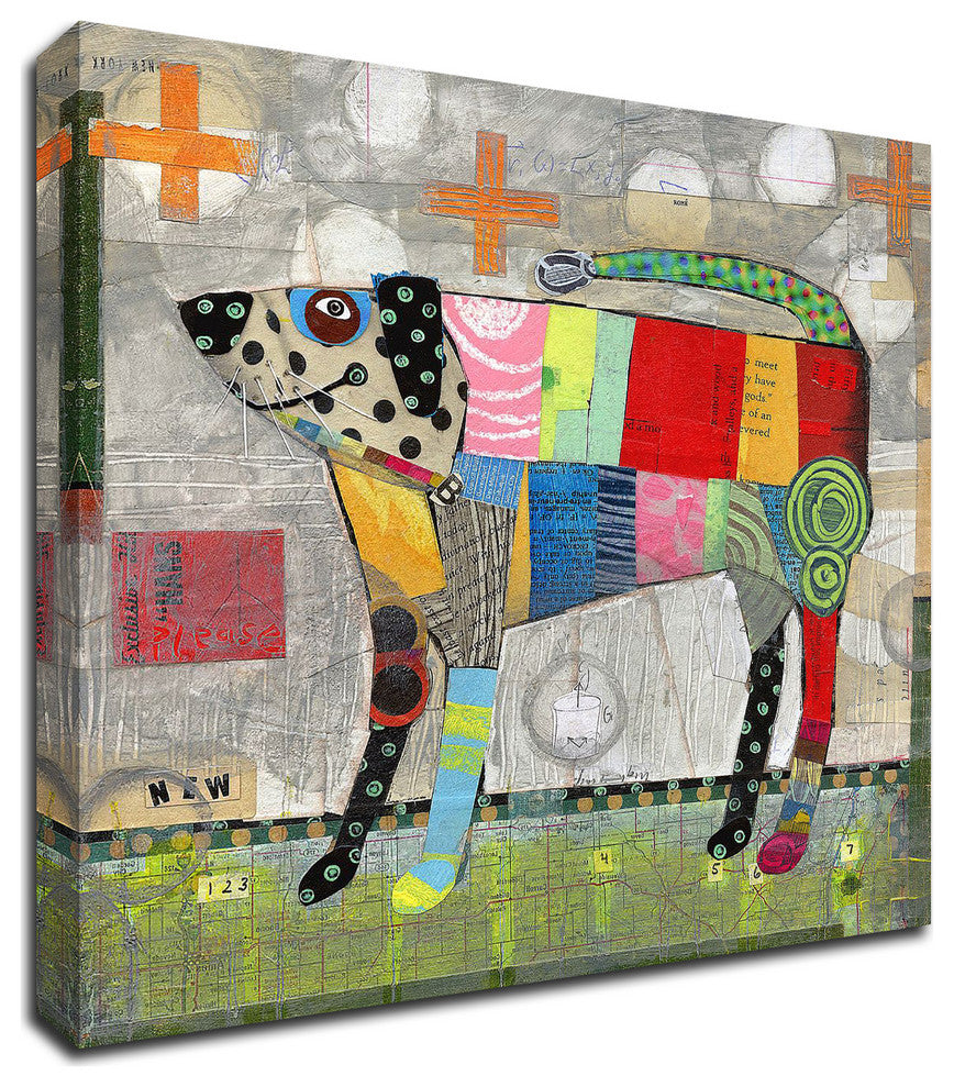 Coat of Many Colors by Judy Verhoeven, Print on Canvas, 30" x 30"
