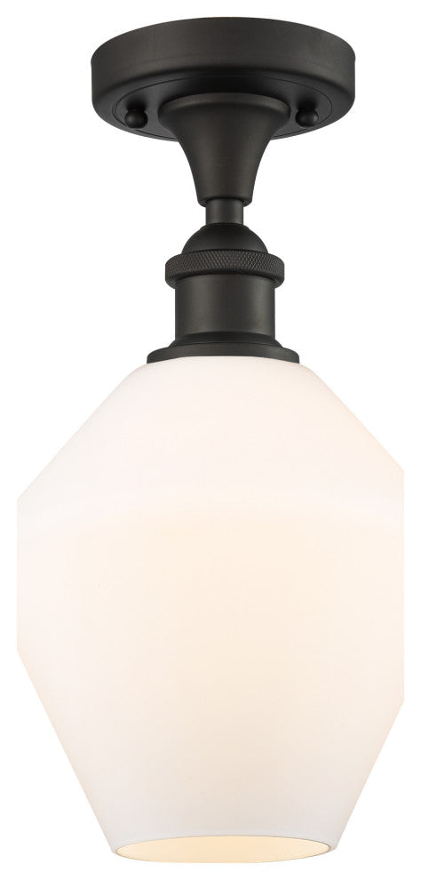 Innovations 516-1C-OB-G651-8 1-Light Semi-Flush Mount, Oil Rubbed Bronze