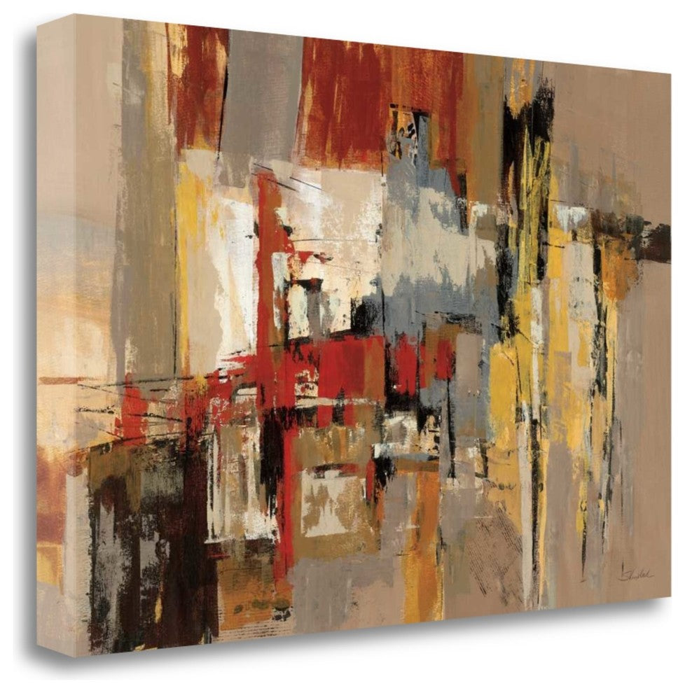 "Melody For Guitar And Sax" By Silvia Vassileva, Giclee on Gallery Wrap Canvas