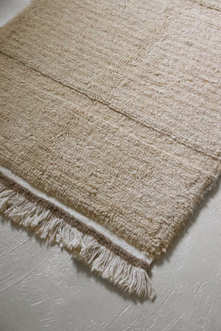 Steppe Woolable Runner, Sheep Beige