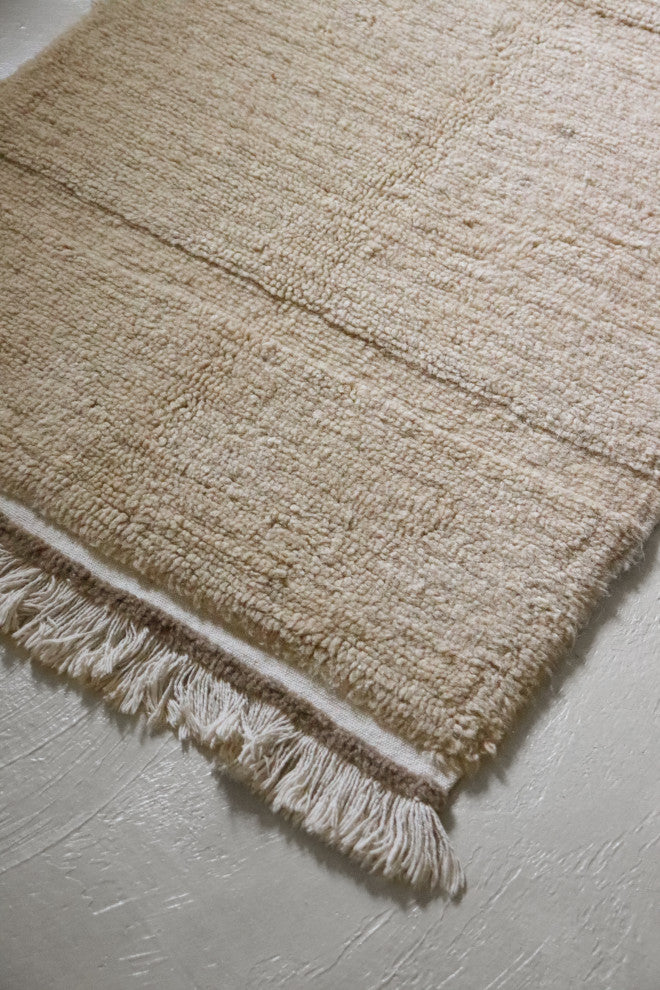 Steppe Woolable Runner, Sheep Beige