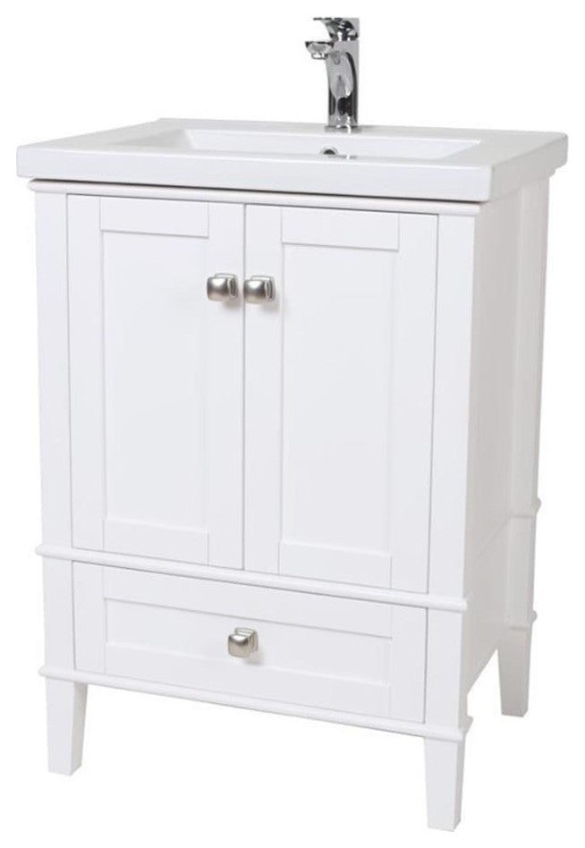 Elegant Lighting Danville 34" Bath Vanity in White
