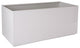 Nice Aluminum Trough, White, 20"x46"
