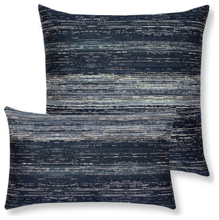 Textured Indigo Indoor/Outdoor Performance Pillow, 20"x20"
