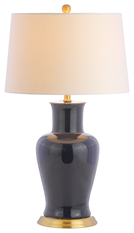 Julian 29" Ceramic Table Lamp, Navy