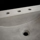 Palomar Vanity Top and Integral Sink, Ash, 36", 8" Widespread Cutout