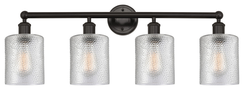 Innovations 616-4W-OB-G112 4 Light Bath Vanity Light, Oil Rubbed Bronze