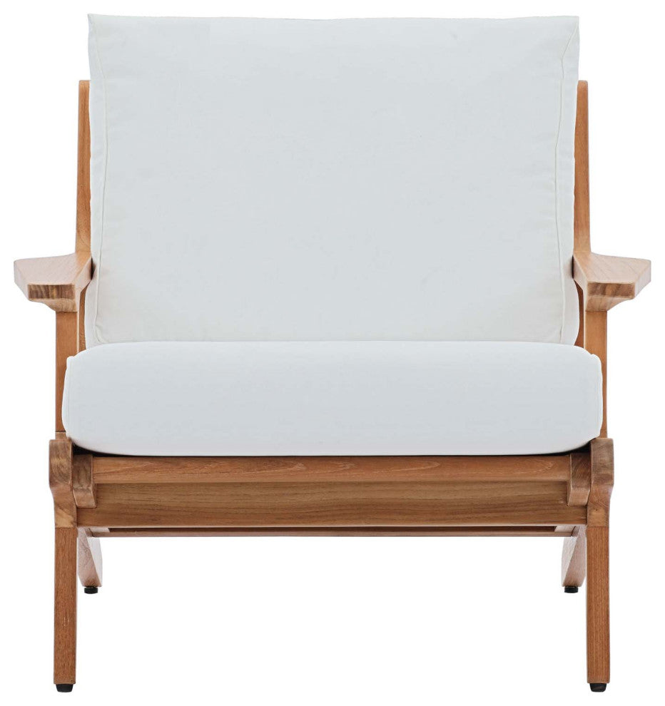 Saratoga 3 Piece Outdoor Patio Teak Set, Natural White