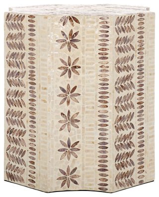 Safavieh Tuley Accent Table, White/Gold