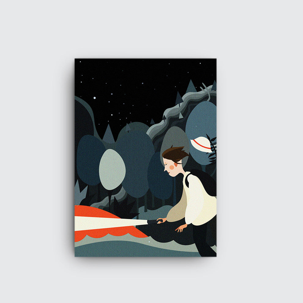 Mod Made "Adventure in the Jungle" Canvas Wall Art, 11"x16"