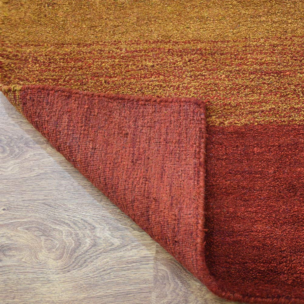 HAND KNOTTED LOOM SILK ECO-FRIENDLY RUGS-10'x10',Square,Multicolor,Contemporary