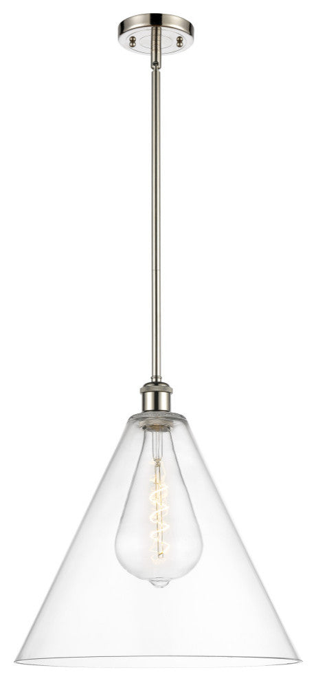 Innovations 516-1S-PN-GBC-162-LED 1-Light Pendant, Polished Nickel
