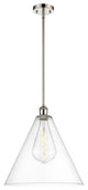 Innovations 516-1S-PN-GBC-162-LED 1-Light Pendant, Polished Nickel