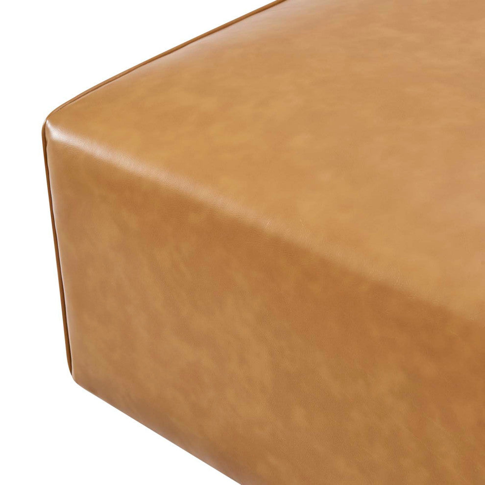 Accent Chair Ottoman, Velvet, Tan, Modern, Living Lounge Hotel Lobby Hospitality