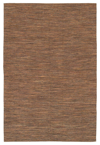 India Contemporary Area Rug, Brown, 5'x7'6" Rectangle