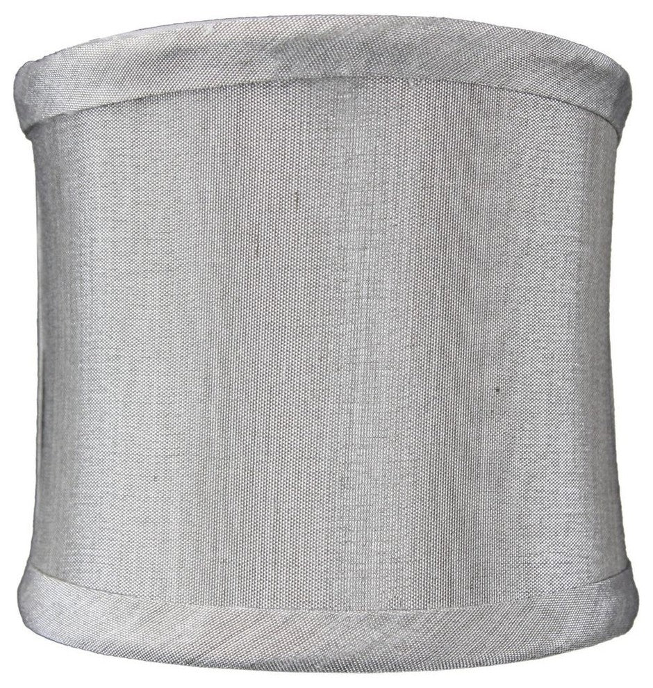Crisp Linen Clip-On Sconce Shell Shade 4"x4"x4.25"