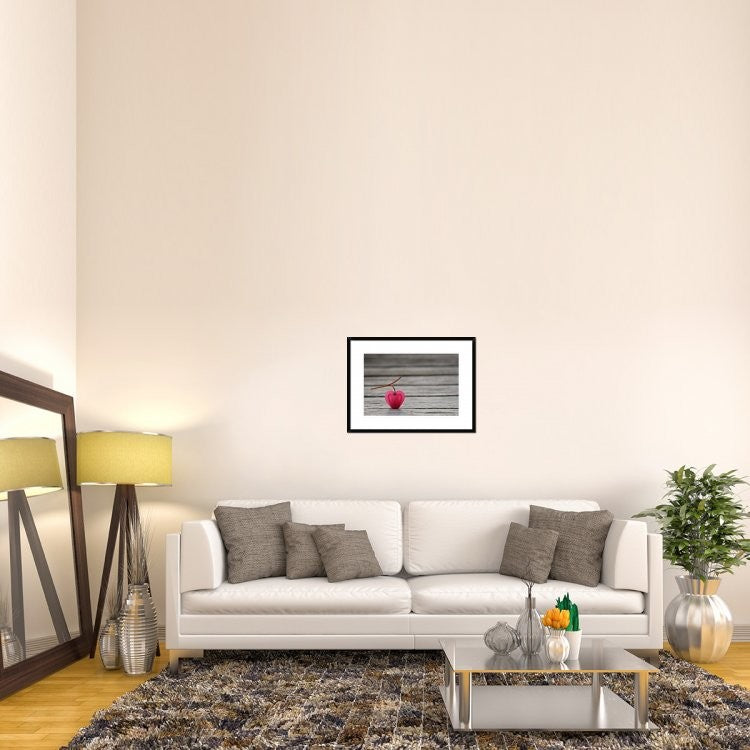 "Natural Heart" Framed Digital Print by Lotte Gronkjaer, 30x22"