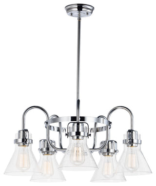 Maxim Lighting Seafarer 5-Light Chandelier, Polished Chrome