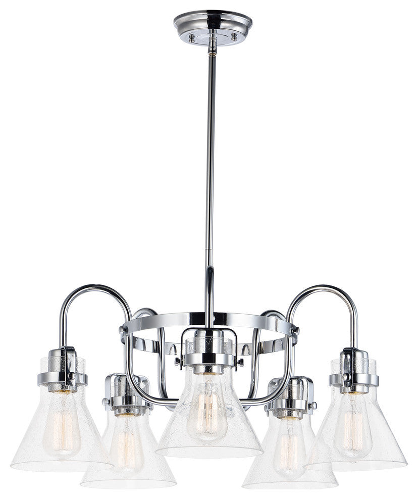 Maxim Lighting Seafarer 5-Light Chandelier, Polished Chrome