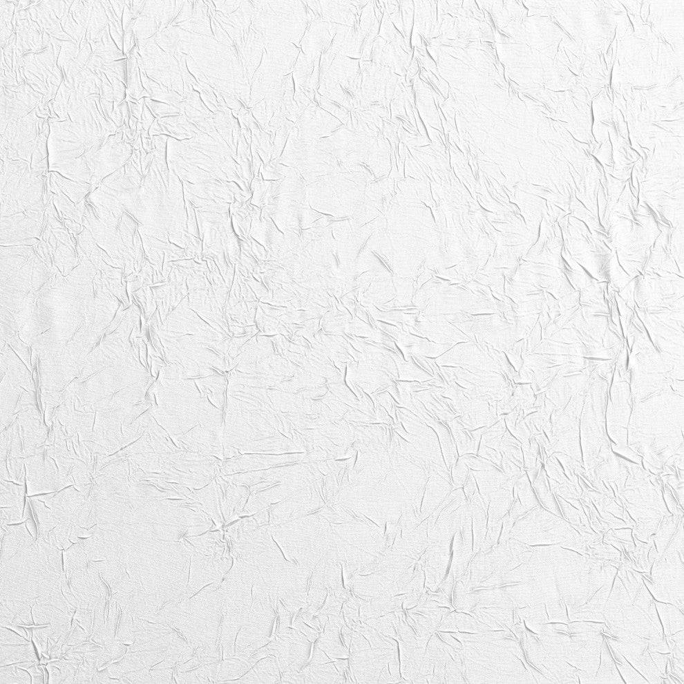 Portland Crushed Taffeta Tailored Panel, White, 48" X 63"