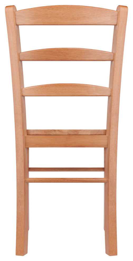 Benjamin Ladder-back Chairs, 2-Pc Set, Light Oak