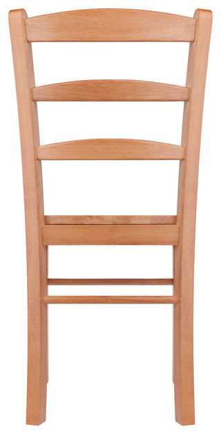 Benjamin Ladder-back Chairs, 2-Pc Set, Light Oak