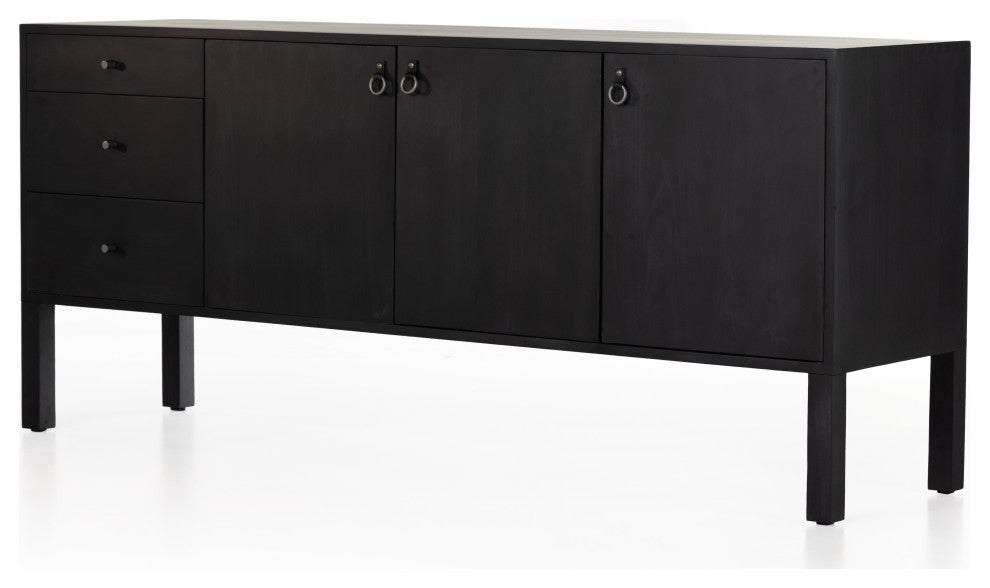 Isador Sideboard, Black Wash Poplar