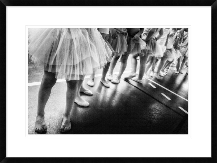 "Ballerina" Framed Digital Print by Laura Mexia, 30x22"