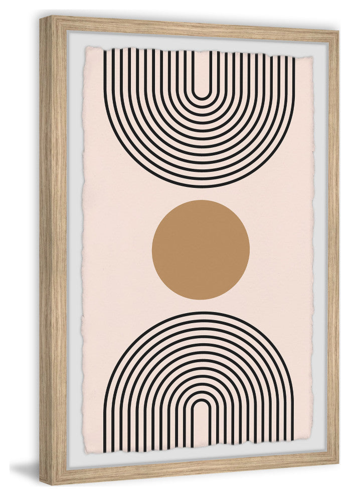 "Opposite Polarity" Framed Painting Print, 12x18