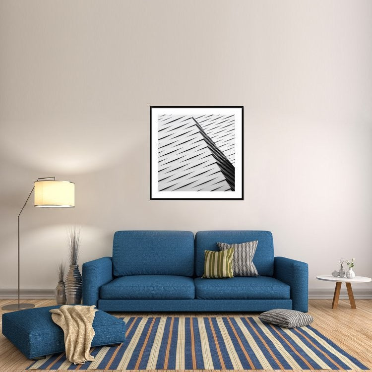 "Exhibition Hall" Framed Digital Print by Gilbert Claes, 44x44"