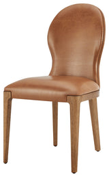 Eldoris Dining Side Chair,, Set of 2, Borneo Chocolate, Pu