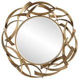 Uttermost Cutting Edge Bronze Round Mirror