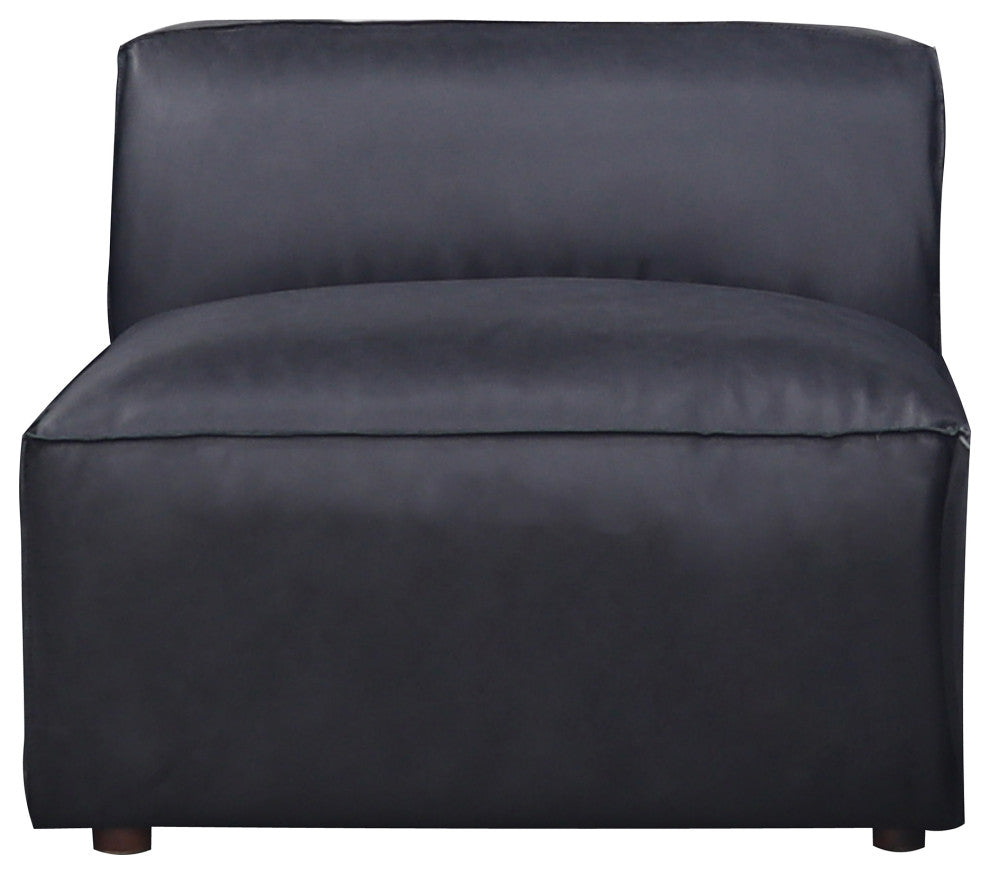 Form Slipper Chair Vantage Black Leather