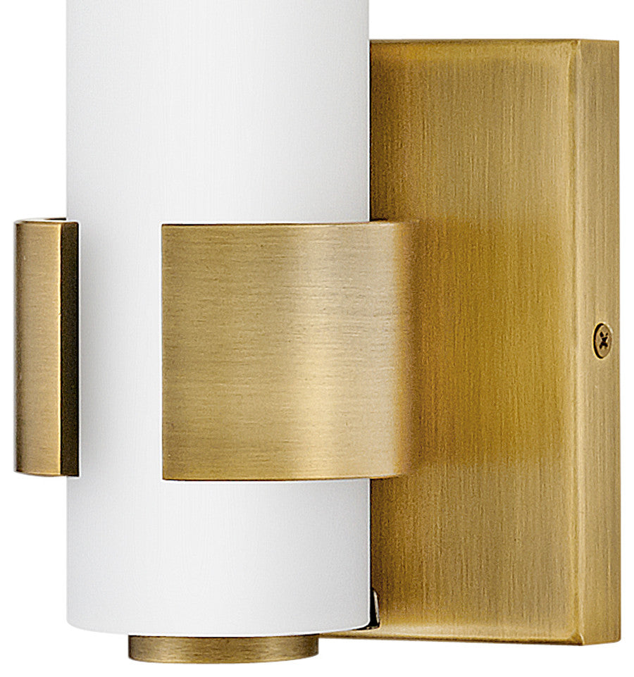 Hinkley Aiden Medium Led Sconce, Lacquered Brass