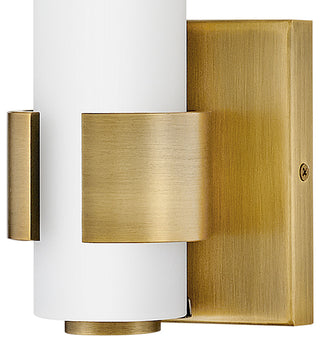 Hinkley Aiden Medium Led Sconce, Lacquered Brass