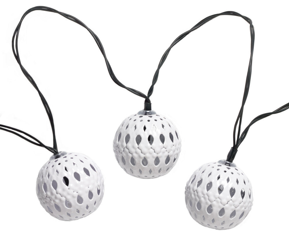 20ct Carnivale Solar String Light (White) - White LEDs (4/cs)