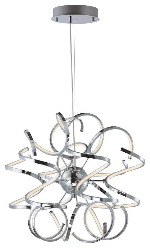 ET2 Lighting Chaos Single Pendant in Polished Chrome, E21411-PC