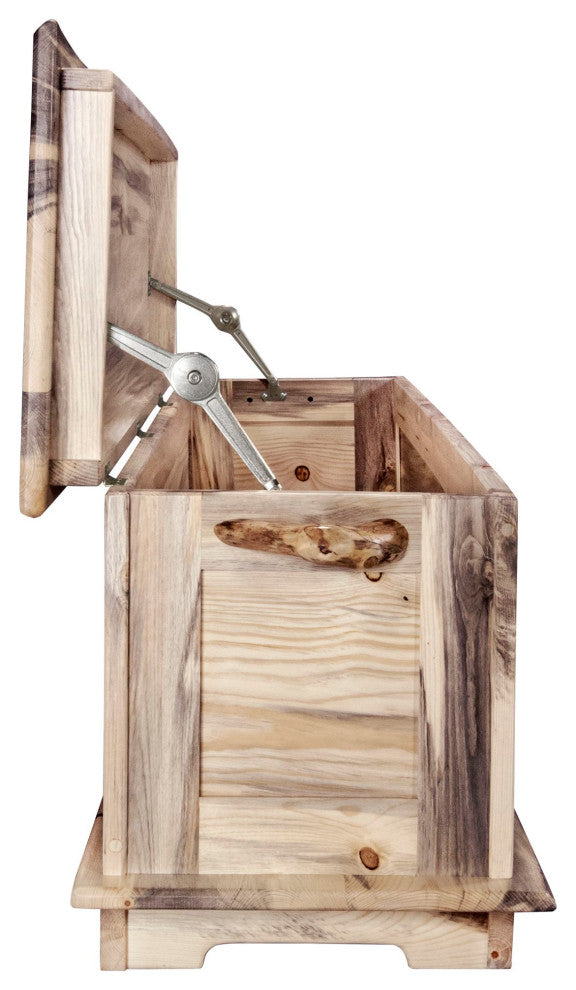 Big Sky Collection Live Edge, 5' Blanket Chest, Natural