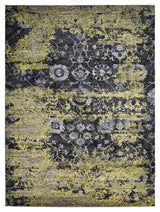 MACHINE MADE HEATSET POLYPROPYLENE AREA RUGS -Silver Color,Contemporary Design, [Rectangle] 4'x6'