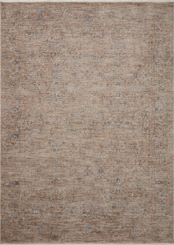 Angela Rose x Loloi Blake Taupe / Blue 2''-0" x 3''-0" Accent Rug