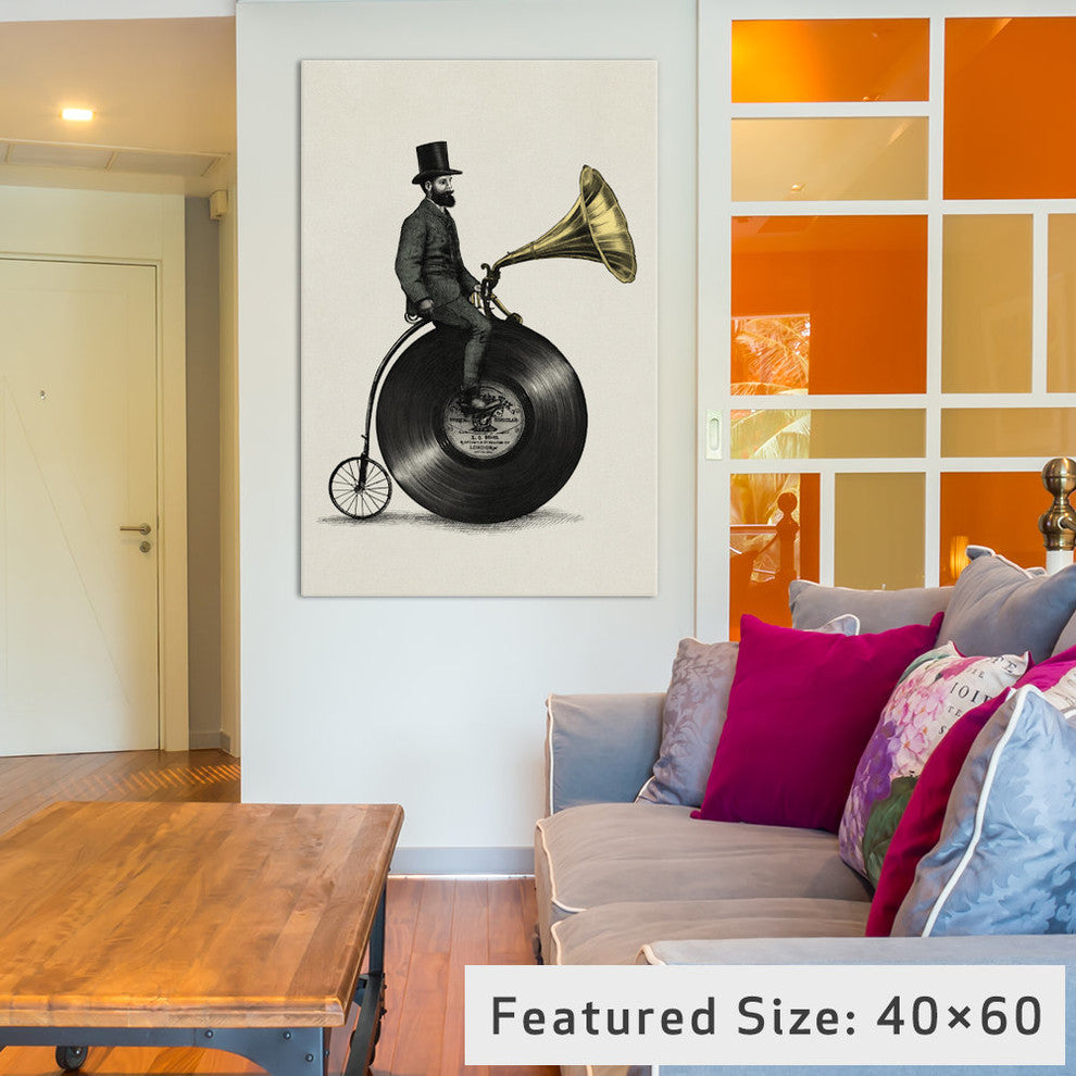 "Music Man" by Eric Fan, 26x18x1.5