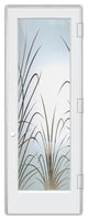 Interior Prehung Door or Interior Slab Door - Wispy Reeds - Primed - 28" x...
