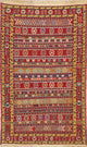 Kilim Oriental Traditional Hand-Knotted Persian Area Rug Wool, 6'5"x3'10