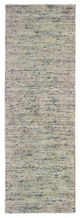 Liana Hand-Tufted Wool and Viscose Shaded Solid Stone/Gray Rug, 2'6" x 8'