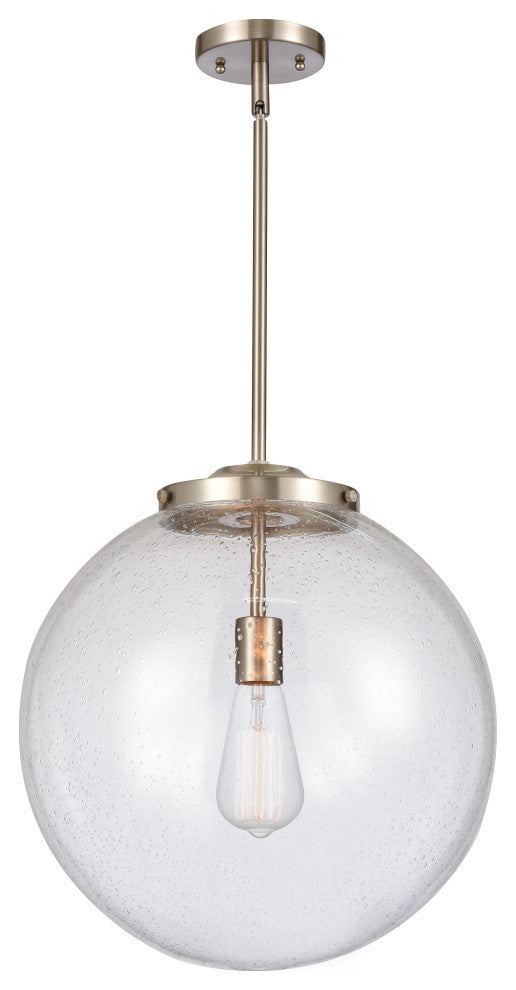 Beacon Pendant, Brushed Satin Nickel, Seedy, Seedy