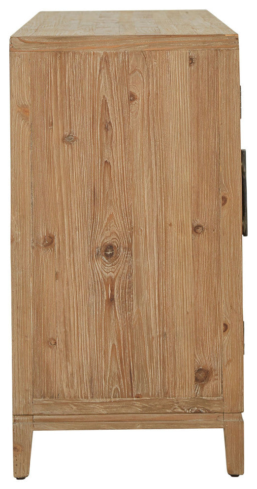 Bronx 84" 4-Door Sideboard, Brown