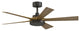 TorchAire 52" Indoor/Outdoor Fan With LED Light Kit Bronze/Koa Blades